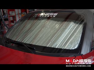 FIAT 124 Windshield Sunshade/ Reflector - BlackOut Sunshades - Roll Up
